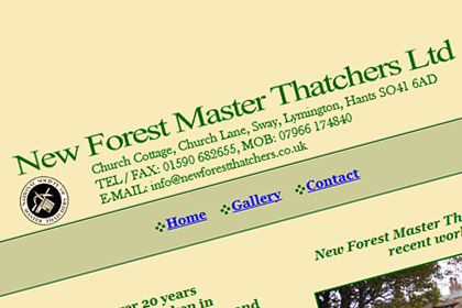 New Forest Master Thatchers